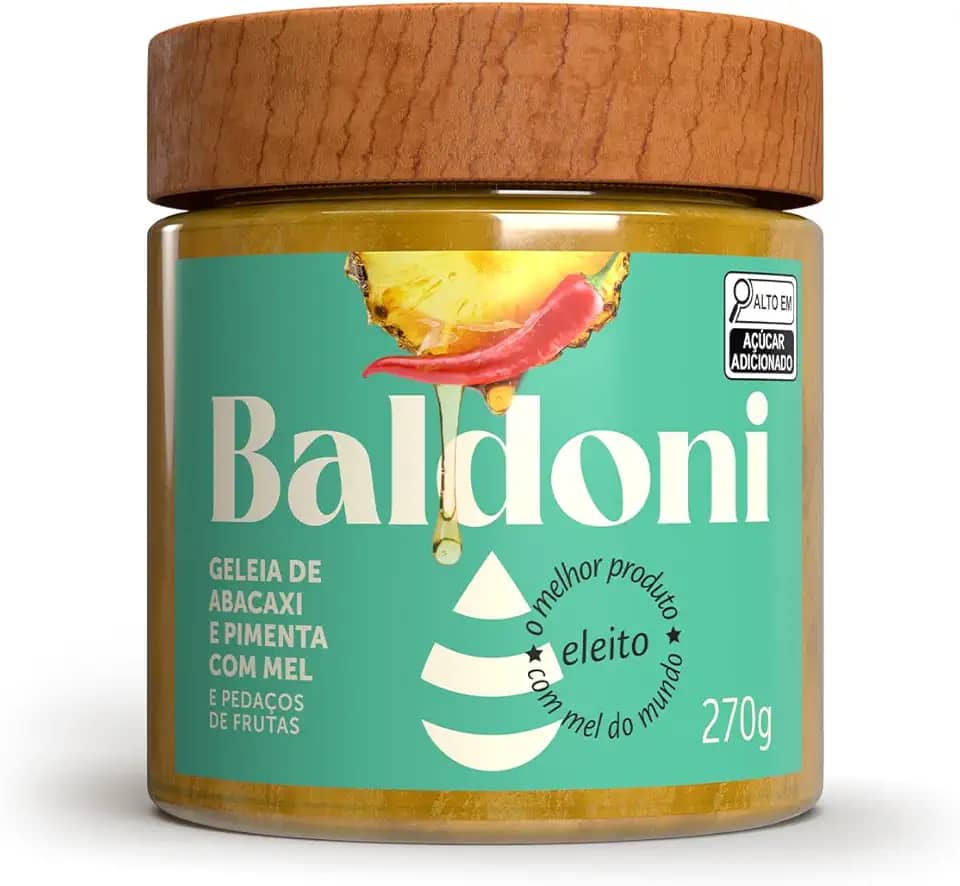 Geleia Baldoni Abacaxi com Pimenta Pote 270G