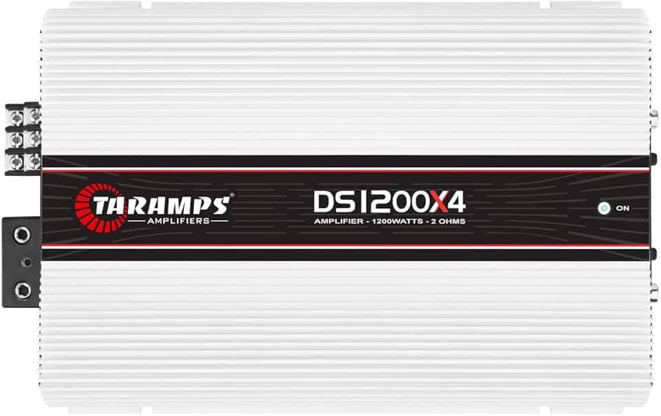 Módulo Taramps DS 1200x4 2 ohms 1200 W RMS 4 Canais Amplificador Som Automotivo