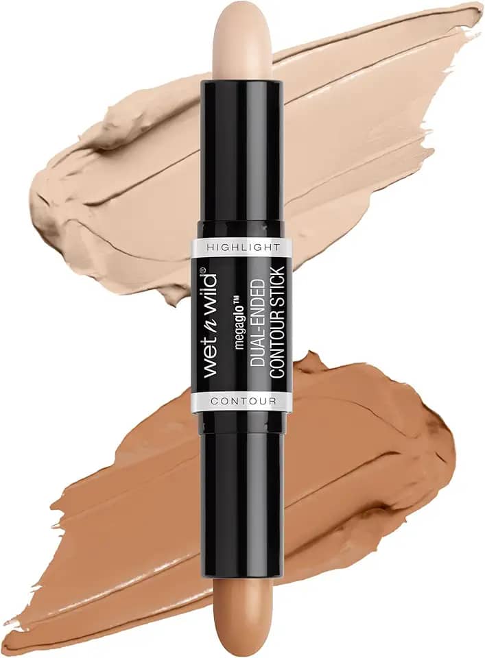 Contorno Em Bastão - Megaglo Dual-Ended Contour Stick - Medium/Tan