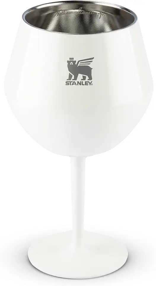 Stanley - Taça Térmica, Copo de cocktail isolado, aço inoxidável isolado a vácuo para bebidas frias, copo de gin ou vinho, 414 ml, Cream Gloss
