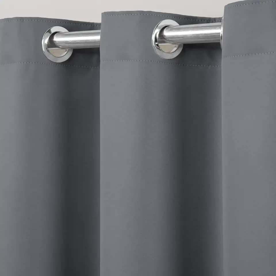Cortina Blackout Para Sala Ou Quarto 4,00m X 2,80m Premium Blecaute Escritório Bloqueia o Sol 100% (Cinza)