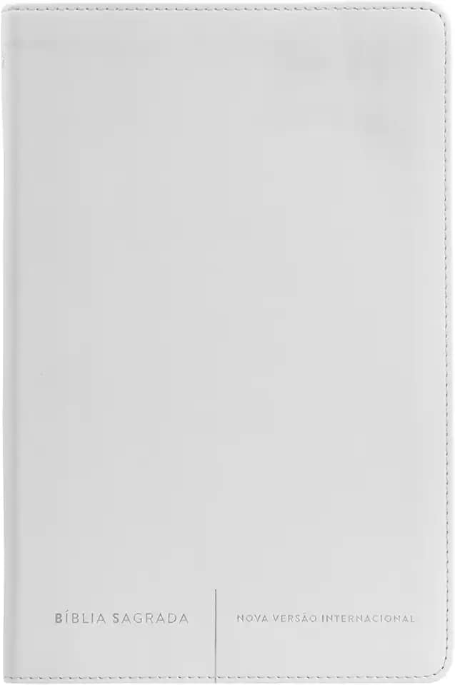 Bíblia Sagrada Slim NVI, Luxo, Capa Branca