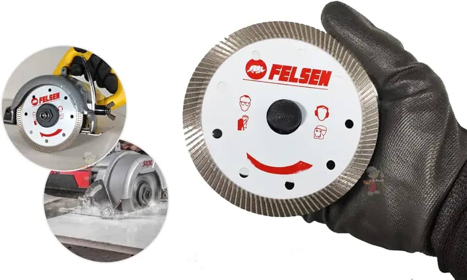 Disco Diamantado Para Cortar Porcelanato Ultra Fino Corte com acabamento Perfeito e exelente rendimento - FELSEN (Turbo)
