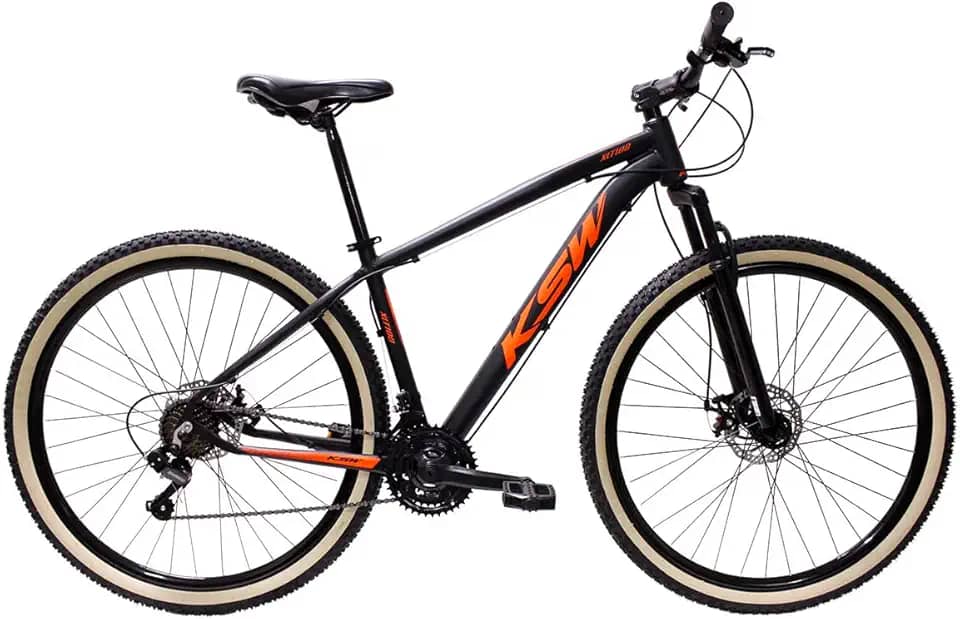 Bicicleta Aro 29 Ksw 21 Marchas Alumínio Cambio Shimano Freio a Disco