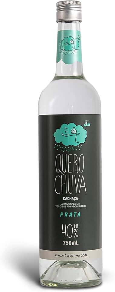 Cachaça Tradicional Prata Envelhecida Amendoim Quero Chuva 750ml