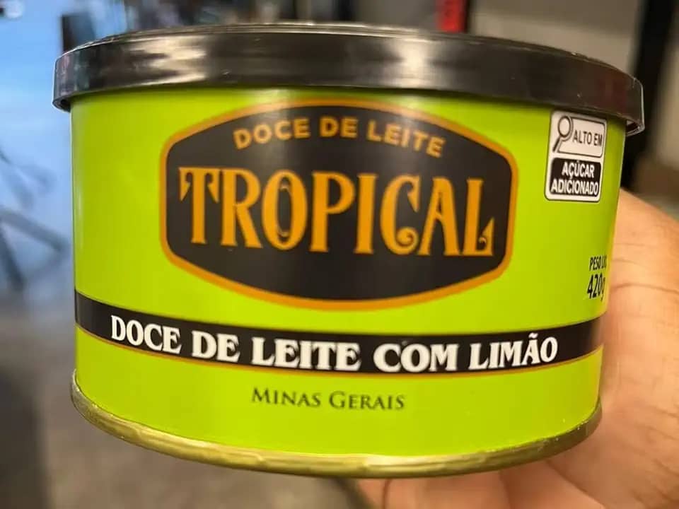 Tropical Doce de Leite, 420g, Sabores Café, Limão e Cacau, Minas Gerais (com Limão)