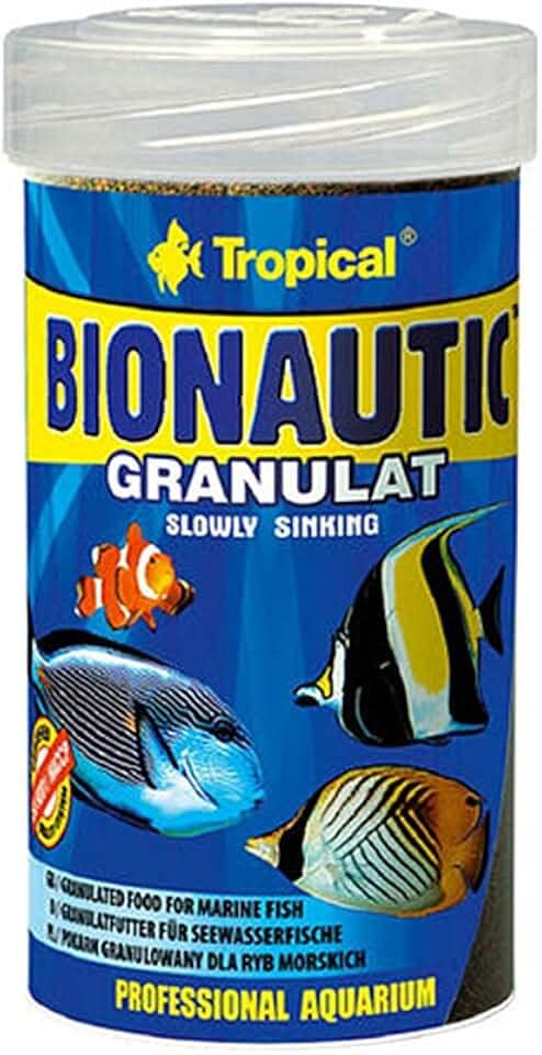Ração Para Peixes Marinhos Bionautic Granulat 55g Tropical