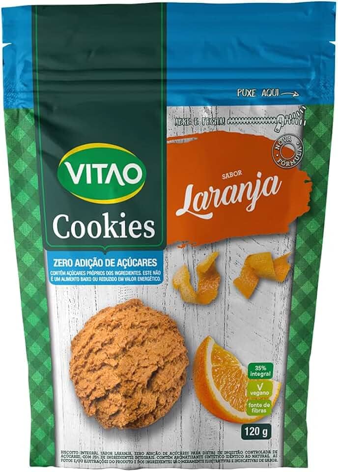 Vitao Cookies Zero Laranja 150G