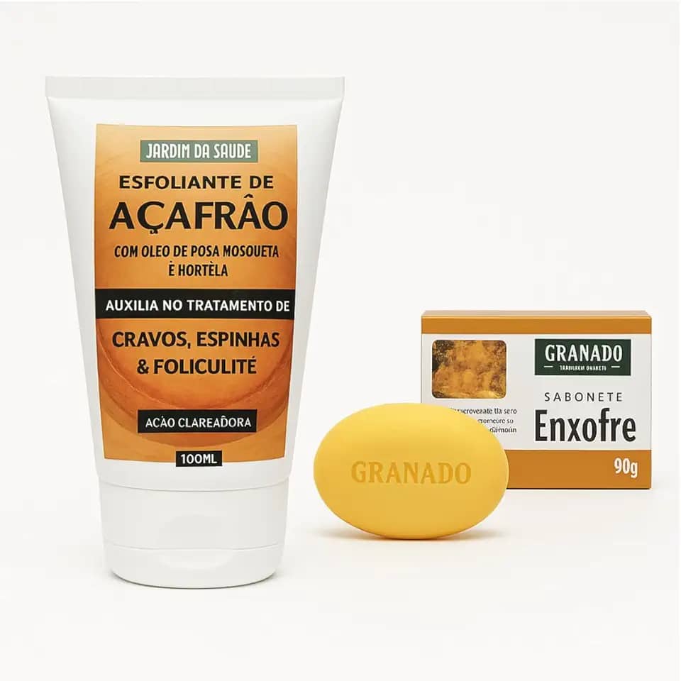 Creme Esfoliante de Açafrão + Sabonete de Enxofre Granado