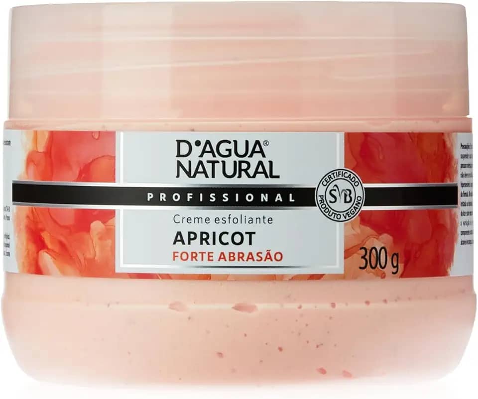 D'AGUA NATURAL Creme Esfoliante Apricot Forte Abrasão D'Agua Natural 300 G