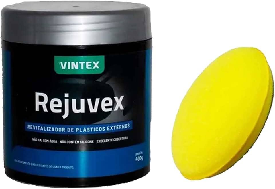 Kit Rejuvex Revitalizador de Plásticos Vonixx - Espuma Aplicadora Detailer
