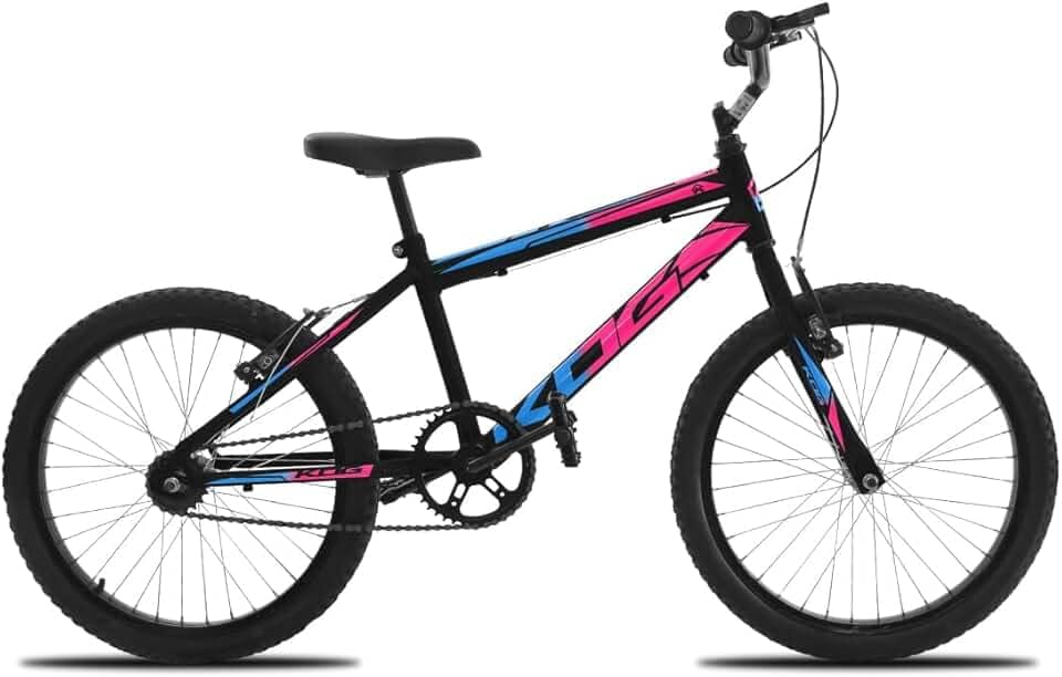 Bicicleta Feminina Infantil Aro 20 KOG – Quadro Aço Carbono, V‑Brake – Lazer e Saúde Para Meninas