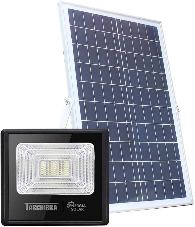 Refletor Solar Taschibra TR Sun Led 40W Preto Luz Branca