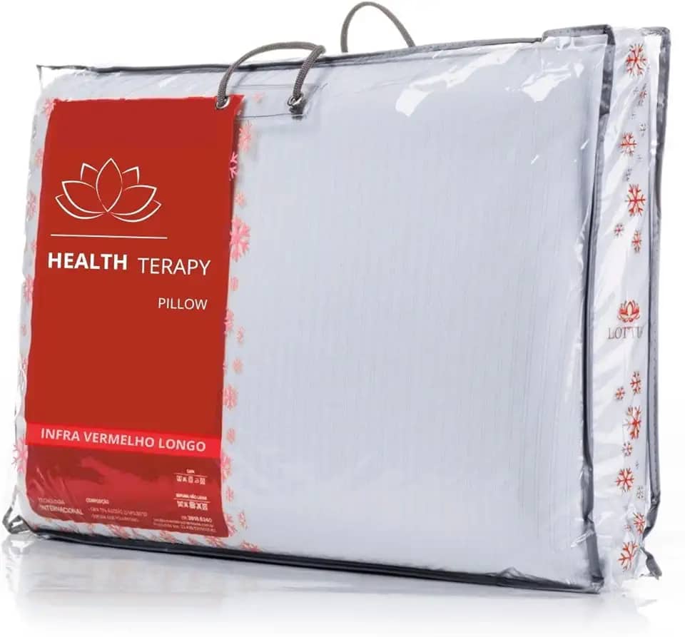Travesseiro Infra Vermelho Health Terapy Alívio para Dores Melhora o Sono e Relaxamento Muscular Tecnologia Avançada para Seu Conforto e Bem-estar Qualidade PREMIUM SYANG