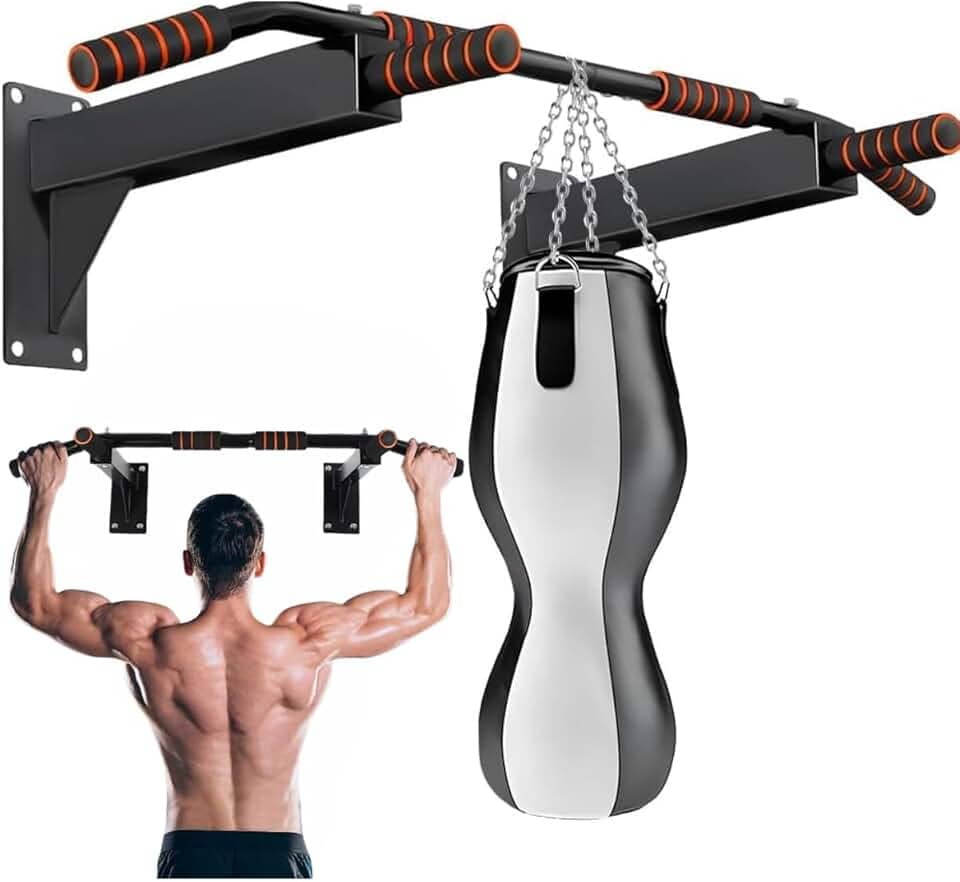 Barra fixa, barra de Parede, Pull Up musculação, Paralela, barra de parede fixa fitness Treino Completo em Casa multifuncional