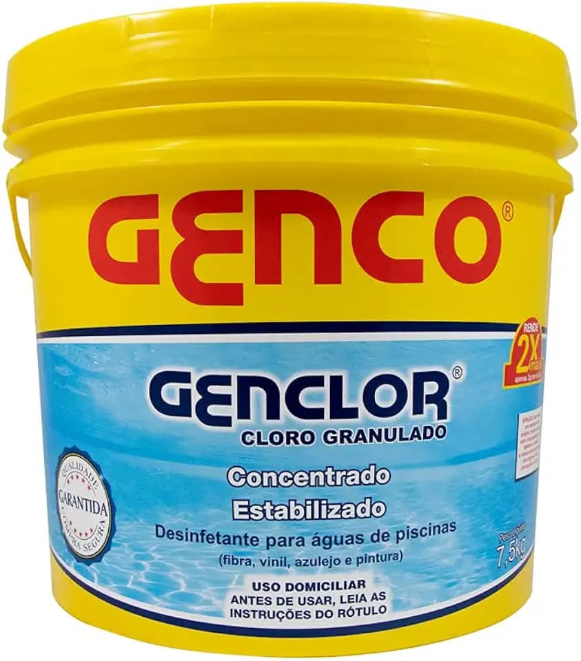 CLORO PARA PISCINA ESTABILIZADO 10 KG - GENCO