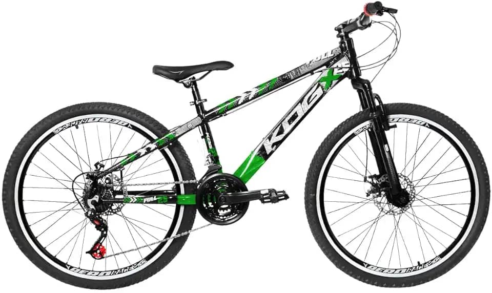 Bicicleta Para Manobras Aro 26 Unisex Quadro KOG Modelo Exclusivo Aros Flay 18 Marchas Freio a Disco