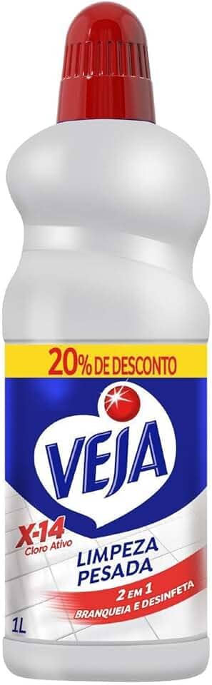 Veja Limpador para Limpeza Pesada Cloro Ativo 2 em 1 - 1L