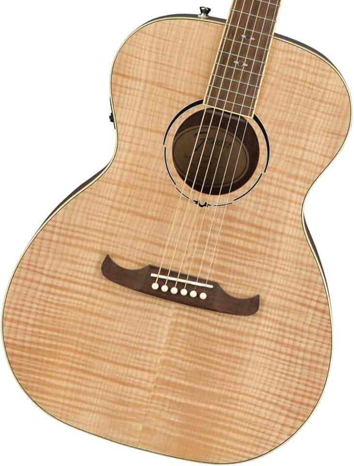 Fender Guitarra acústica de concerto FA-235E, natural