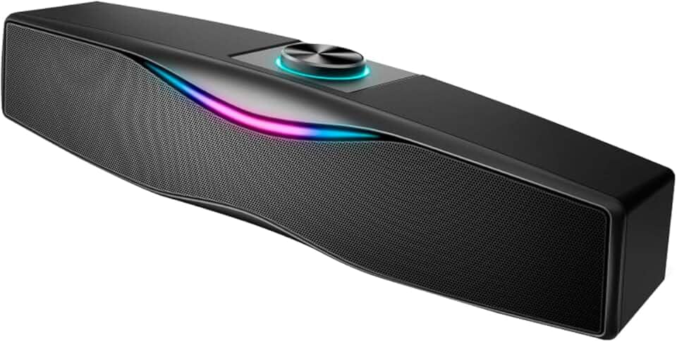 Caixa de Som para PC Computador Bluetooth USB Gamer Soundbar Duo