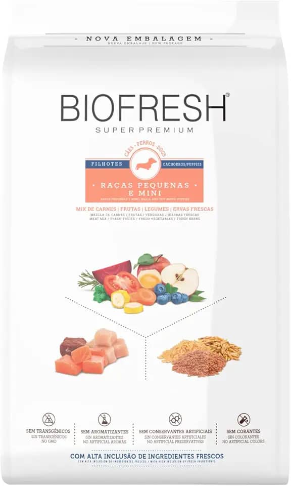Ração Biofresh Super Premium Filhote Mini e Pequeno 3kg