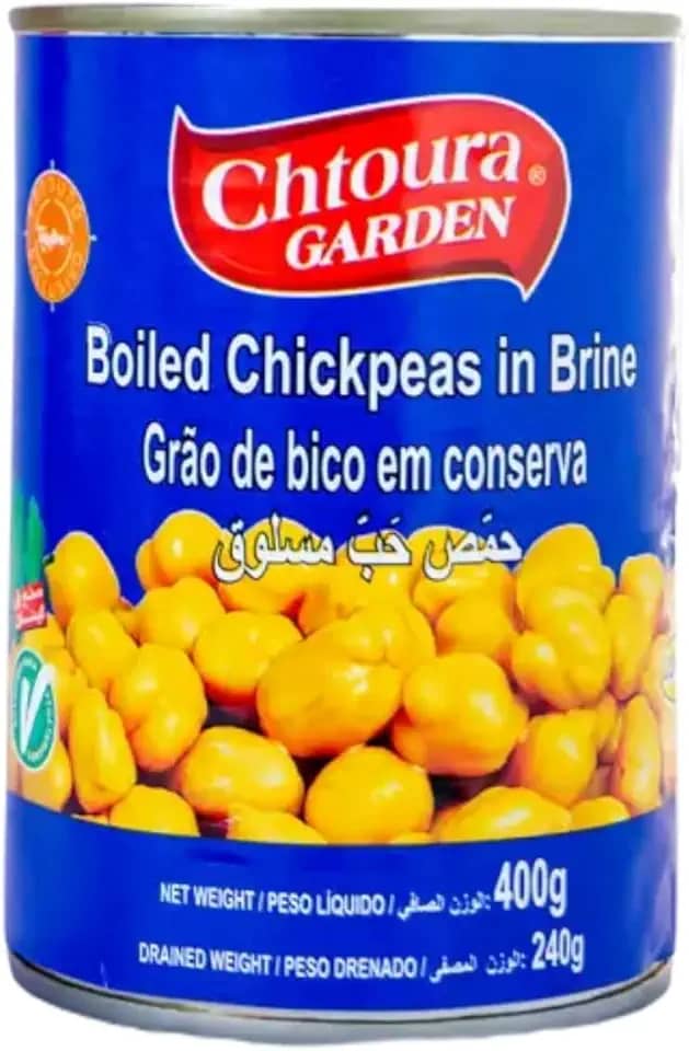 Grão De Bico Em Conserva 400g Chtora Garden