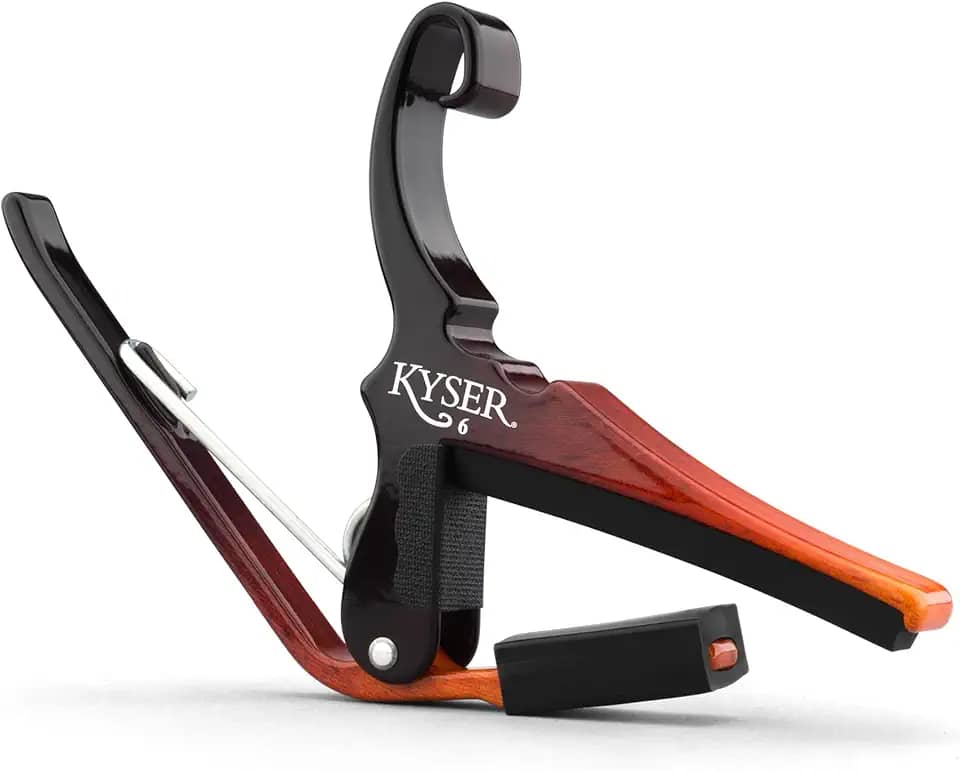 Capotraste para Violão de Aço Kyser KG6SNBA Sunburst