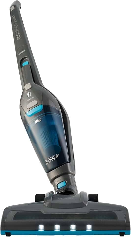 WAP Aspirador de Pó Vertical à Bateria ECO RÁPIDO Autonomia de 40 min, 2 Velocidades, 700ml, Bivolt