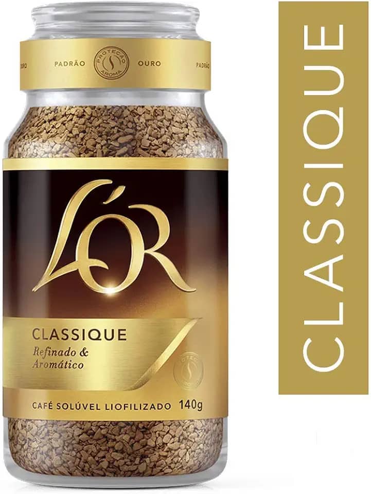 L'OR Café L'Or Solúvel Classique Pote De Vidro 140 Gramas
