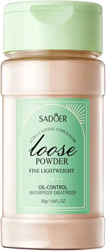 SADOER Seda Leve Pó Solto HD Matte Controle de Oleosidade Minimização de Poros Ivory 30g