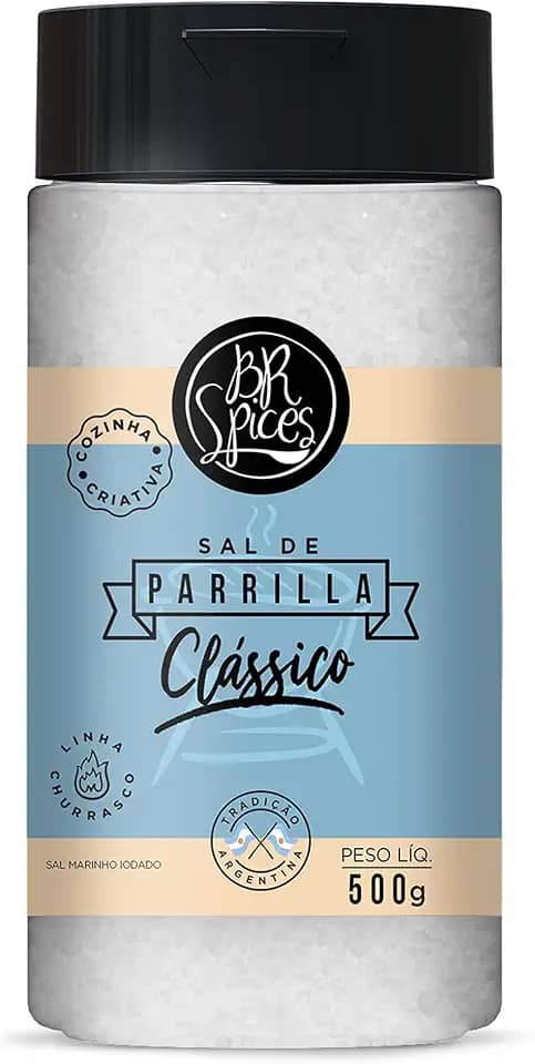 BrSpices - Sal De Parrilla Clássico BR Spices Pote 500G