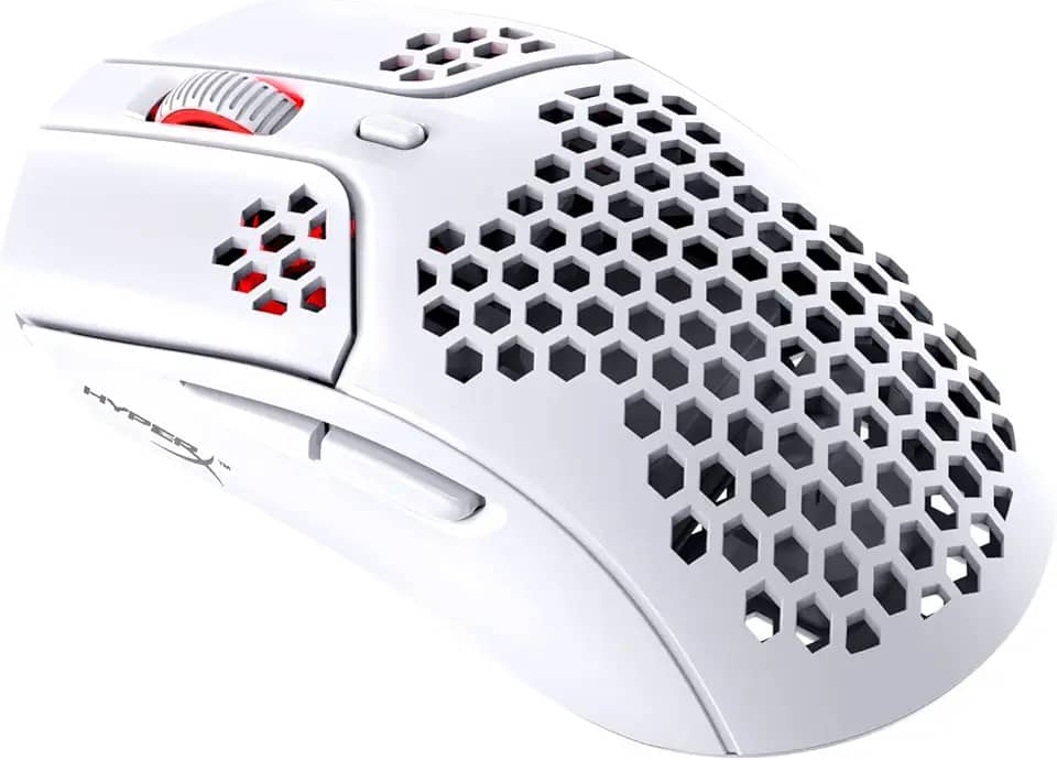 Mouse Gamer SEM fio HyperX Haste 6 Botões Branco