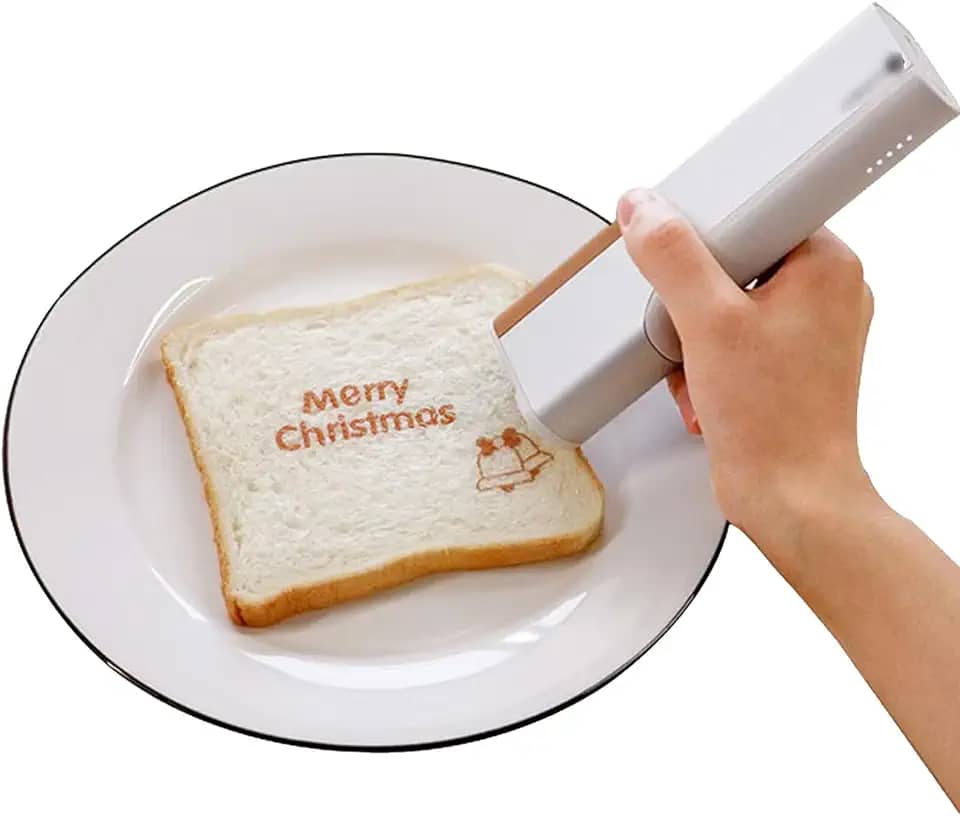 Mini Impressora Jato De Tinta ComestíVel PortáTil Para Alimentos, Café E Latte Art - Impressora PortáTil De Alimentos Para PãO, Bolo E Muito Mais