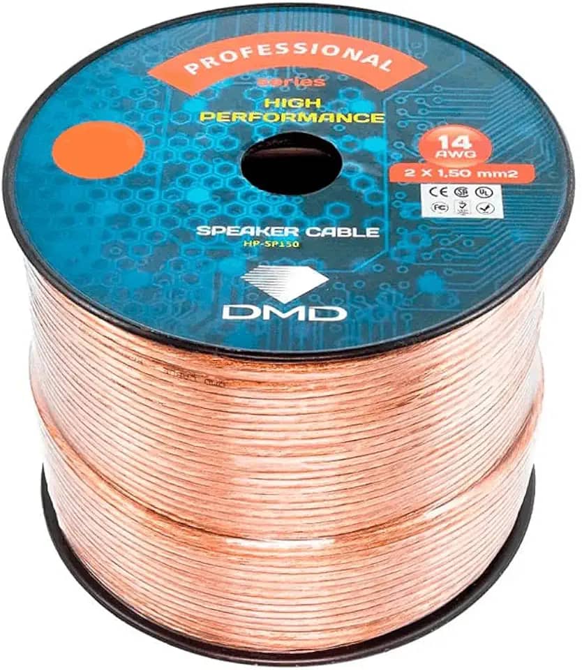 Diamond Cable Hp-sp150 - Cabo para caixas acústicas 2x1,50mm 14 Awg Cristal (100 metros)