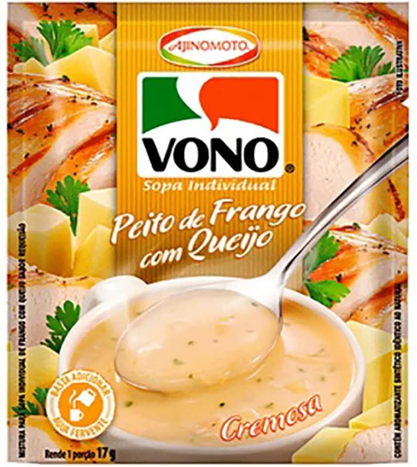 Sopa Individual Peito de Frango Com Queijo Vono 17g