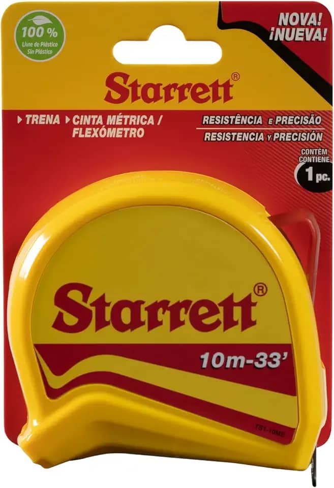 Trena de Bolso da Série KTS de 10 Metros – Linha Milímetros e Polegadas - KTS1-10ME-S