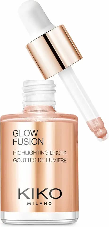 KIKO MILANO, Glow Fusion Highlighting Drops, Iluminador Líquido, Cor