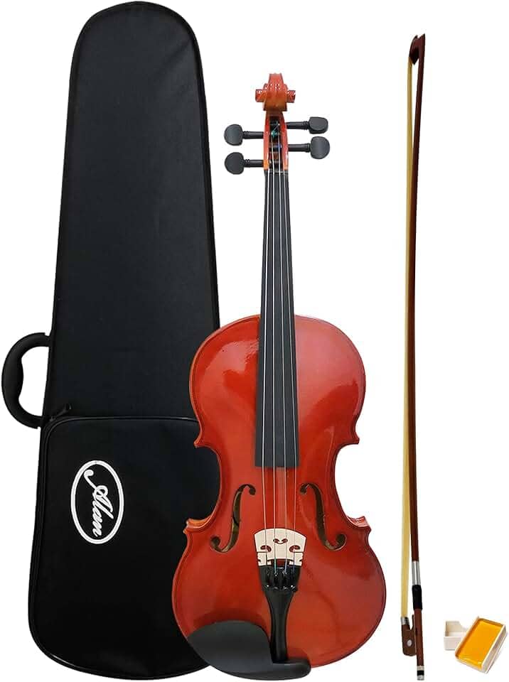 Viola Clássica de Arco AL 1310 4/4 Alan Com Case Arco Breu Cavalete