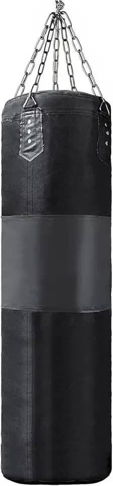 Saco de Pancadas em 4 Tamanhos – 60cm, 80cm, 100cm e 120cm para Boxe, Muay Thai, MMA e Treinos Funcionais
