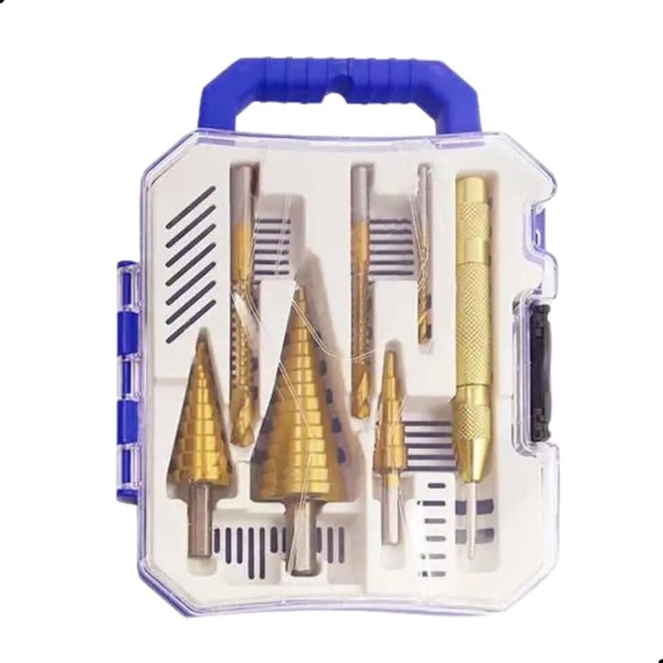 Broca Escalonada Cone De 4 A 32mm De Aço Rapido Espiral