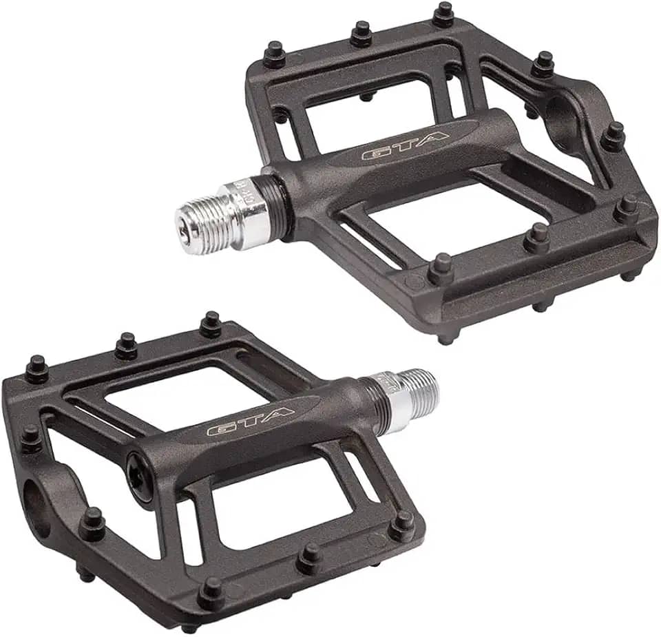 Par Pedal Plataforma Eixo Cromoly Bucha Du Alumínio Bicicleta C/Rolamento Selado Gta