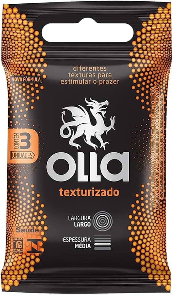 Olla Preservativo Camisinha Stimulus - 3 Unidades