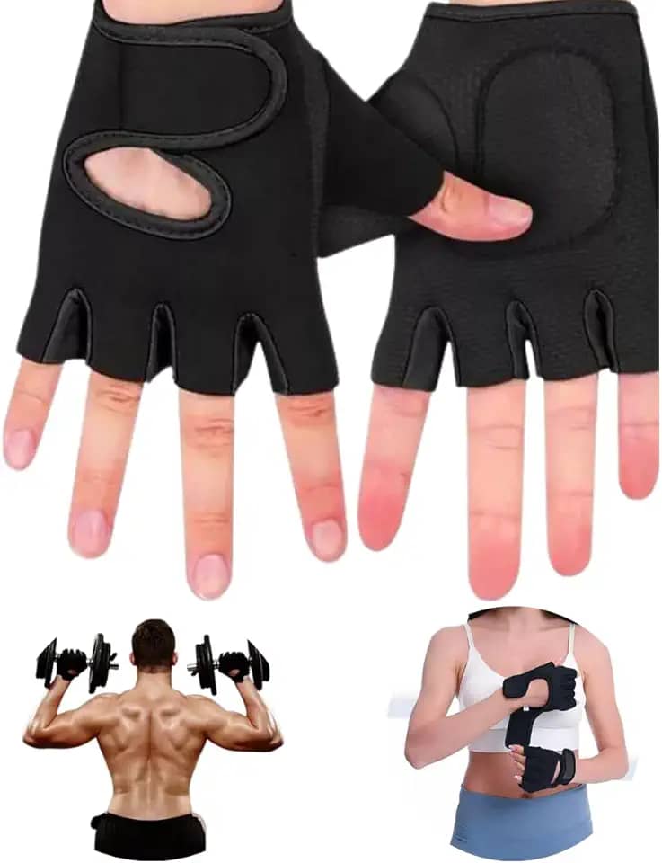 Luva Academia Esporte Treino Musculação Exercícios Neoprene Ajustável Unissex