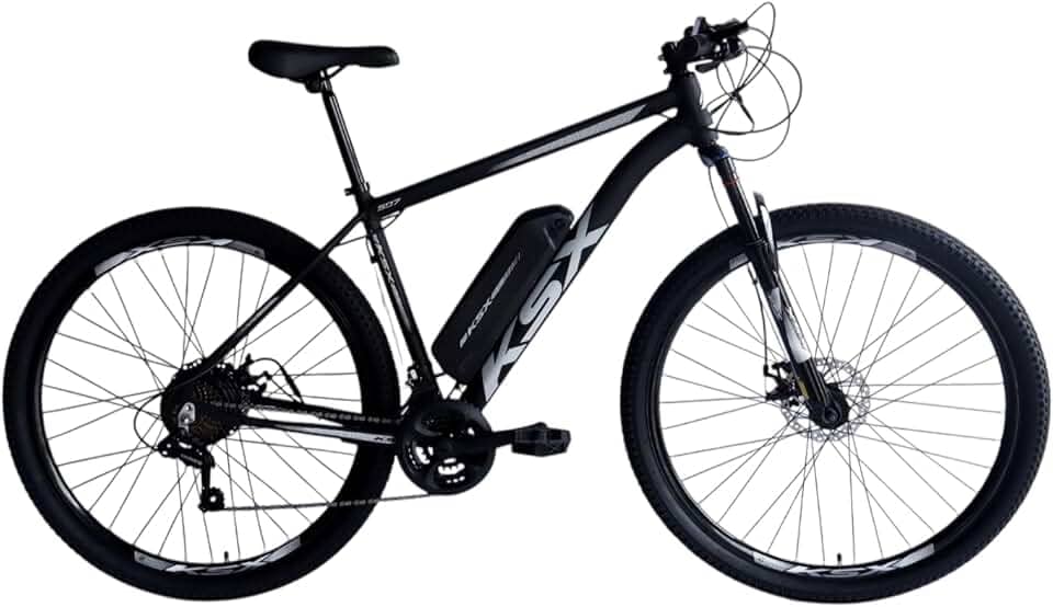 Bicicleta KSX Motor Elétrico 350W 21V Câmbio Especial S. Com Pedal Assistido Aro 29 Quadro Alumínio