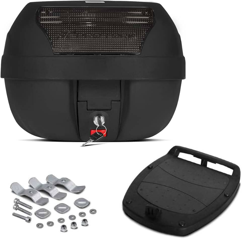 BAULETO PLÁSTICO SUPERIOR 28 LITROS PRO TORK SMART BOX REFLETOR FUMÊ