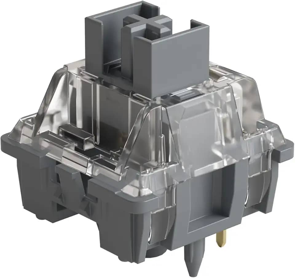 Conjunto de Switch para teclado Akko V3 Silver Pro com 45 peças