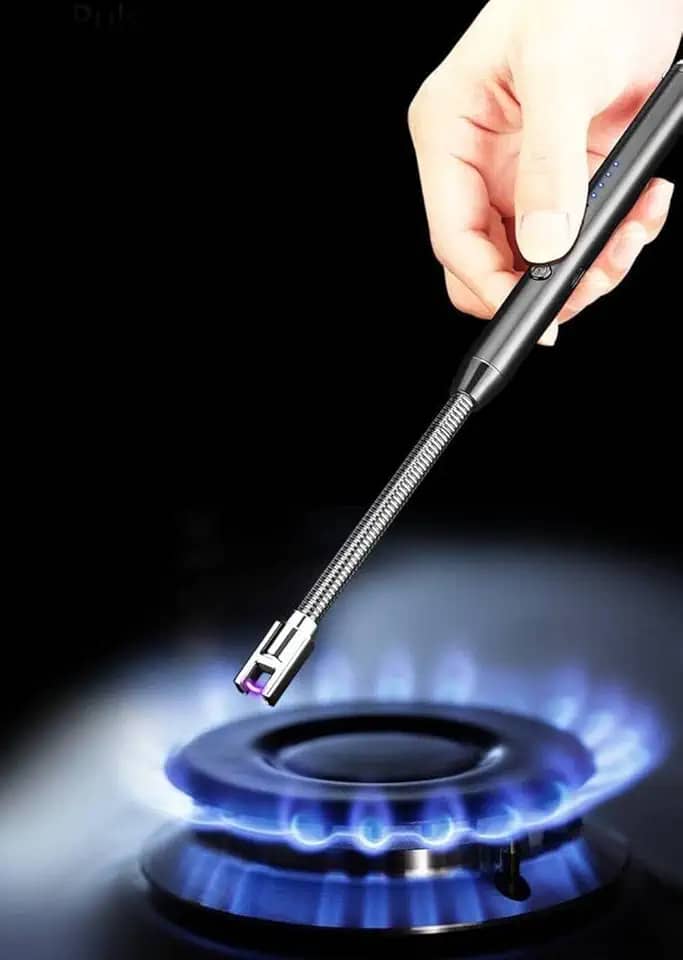 Acendedor Elétrico USB Recarregável para Cozinha/Fogão a Gás e Churrasqueira