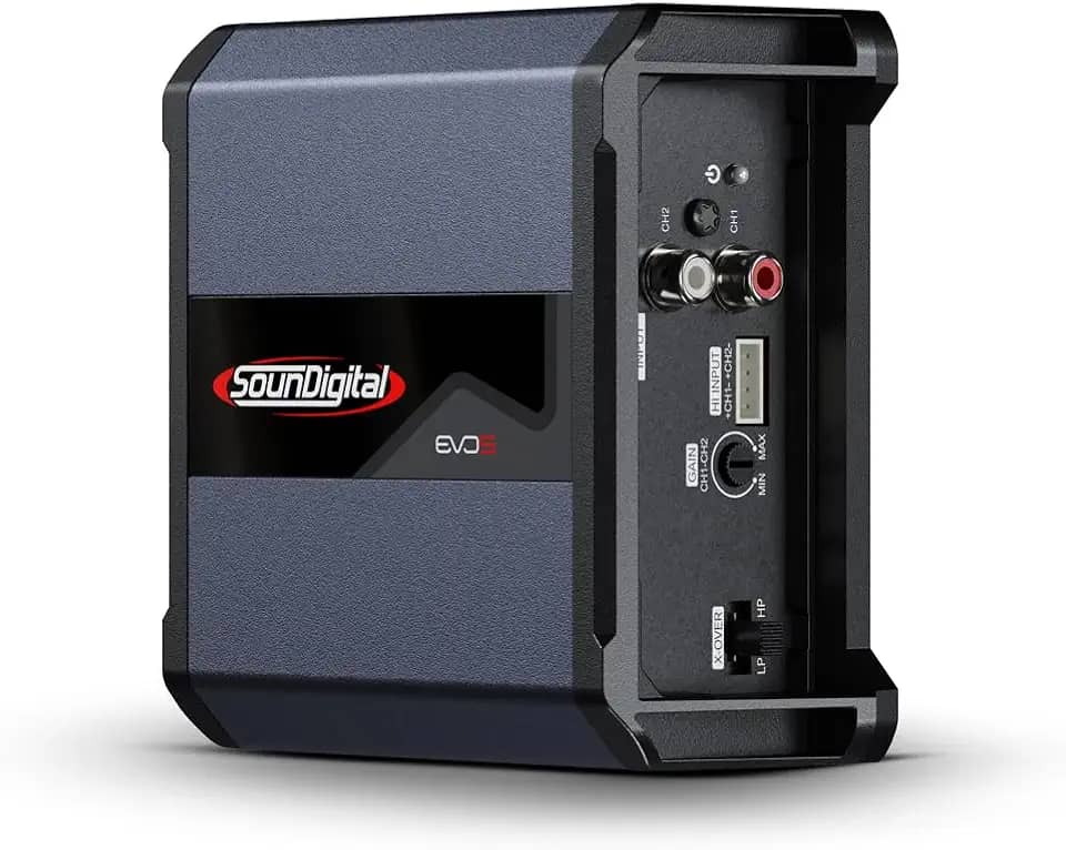 Módulo Amplificador Soundigital 400.2 Evo 5 Classe D 2 Canais 4 Ohms - por Canal 2 Ohms e Bridge 4 Ohms - 400w Rms 2c Potência Som Automotivo Carro Moto 400 Wrms Sd400.2 Sd400x2 Sd400.2-4 400.2-4 Evo5