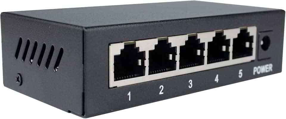 Haiz Switch De Mesa 5 Portas Rede Gigabit RJ45 HZ-1005G