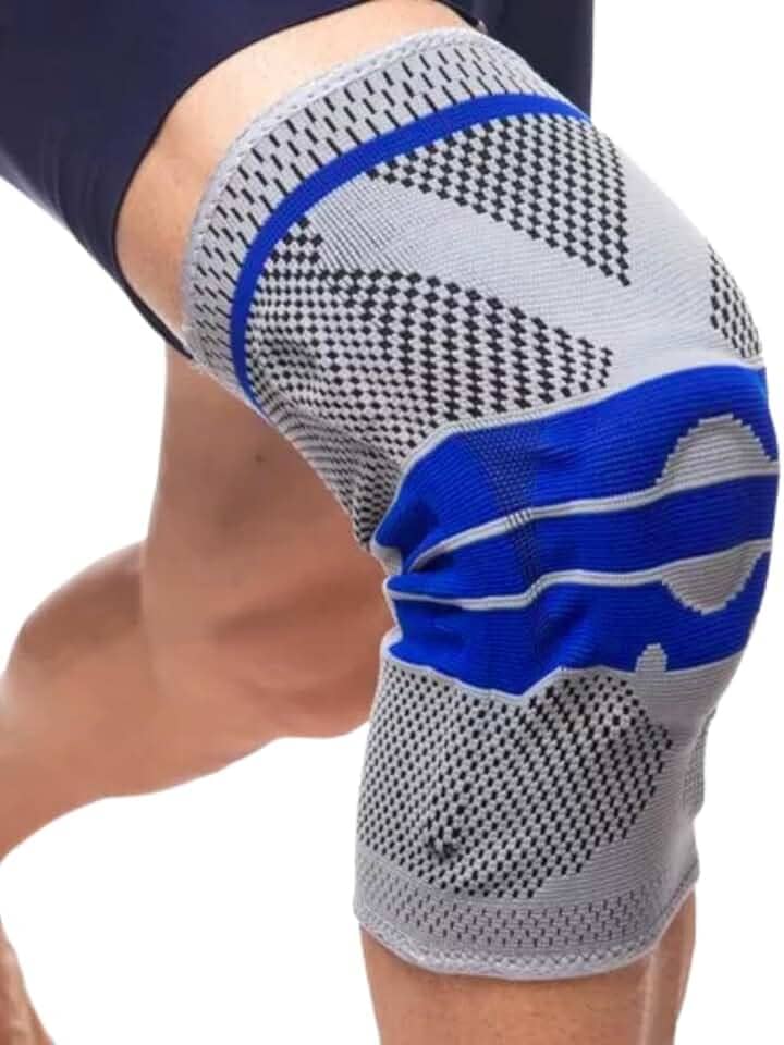 Joelheira ortopedica de Compressão Silicone | Tensor alívio dor patelar ligamento rompido fitness proteção |DEPARTAMENT STORE (P)